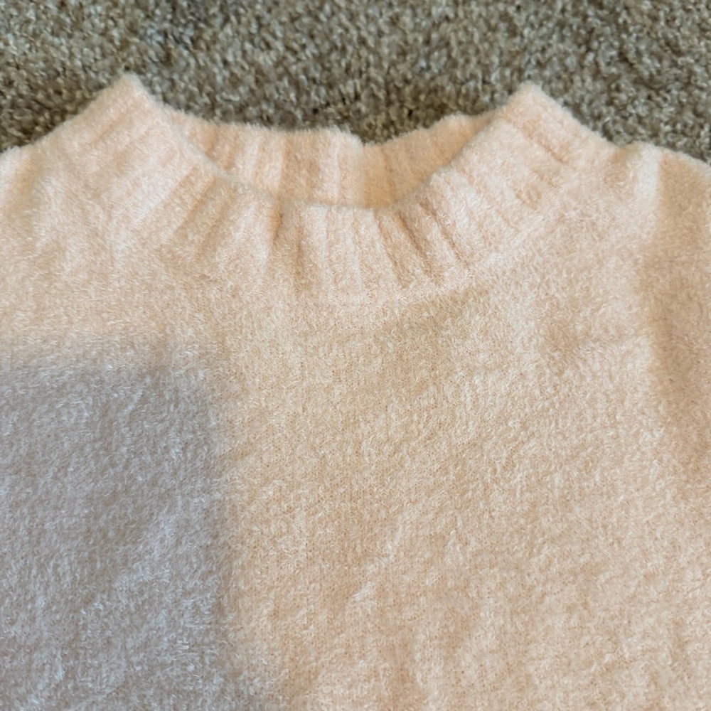 NWOT Spiritual gangster girls size small 10 light pink cozy Crewneck sweater - Picture 4 of 8